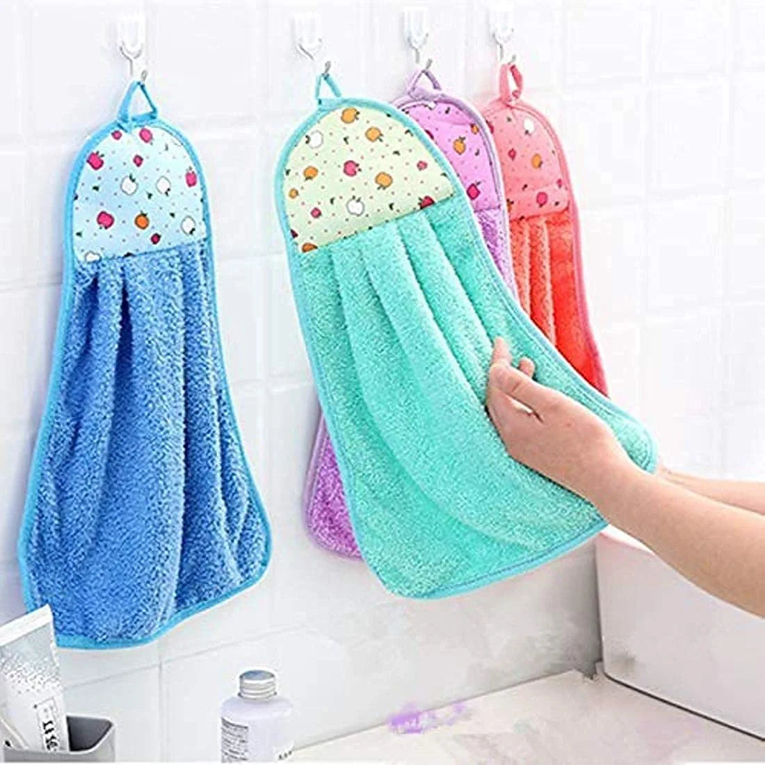 Microfiber Wash Basin Hanging Hand Kitchen Towel