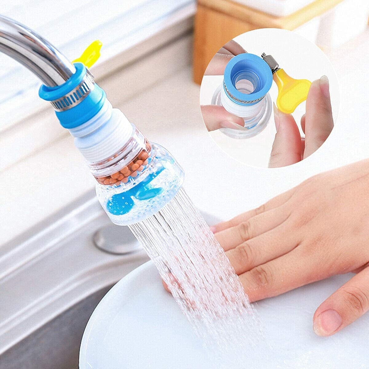 360 Degree Water Filter Tap Water Saving Faucet