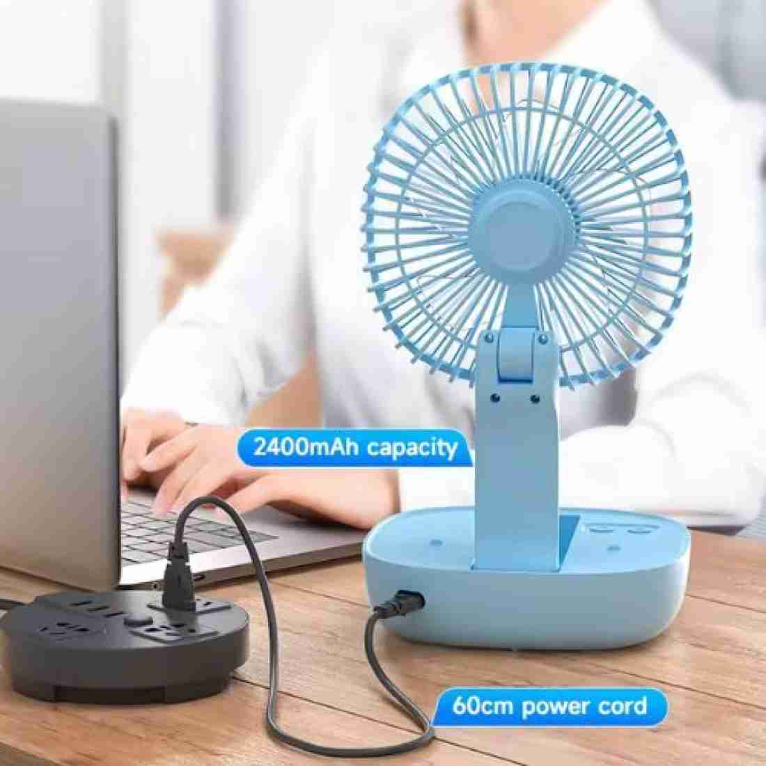 DP-7636 2400mAH RECHARGEABLE PORTABLE FAN