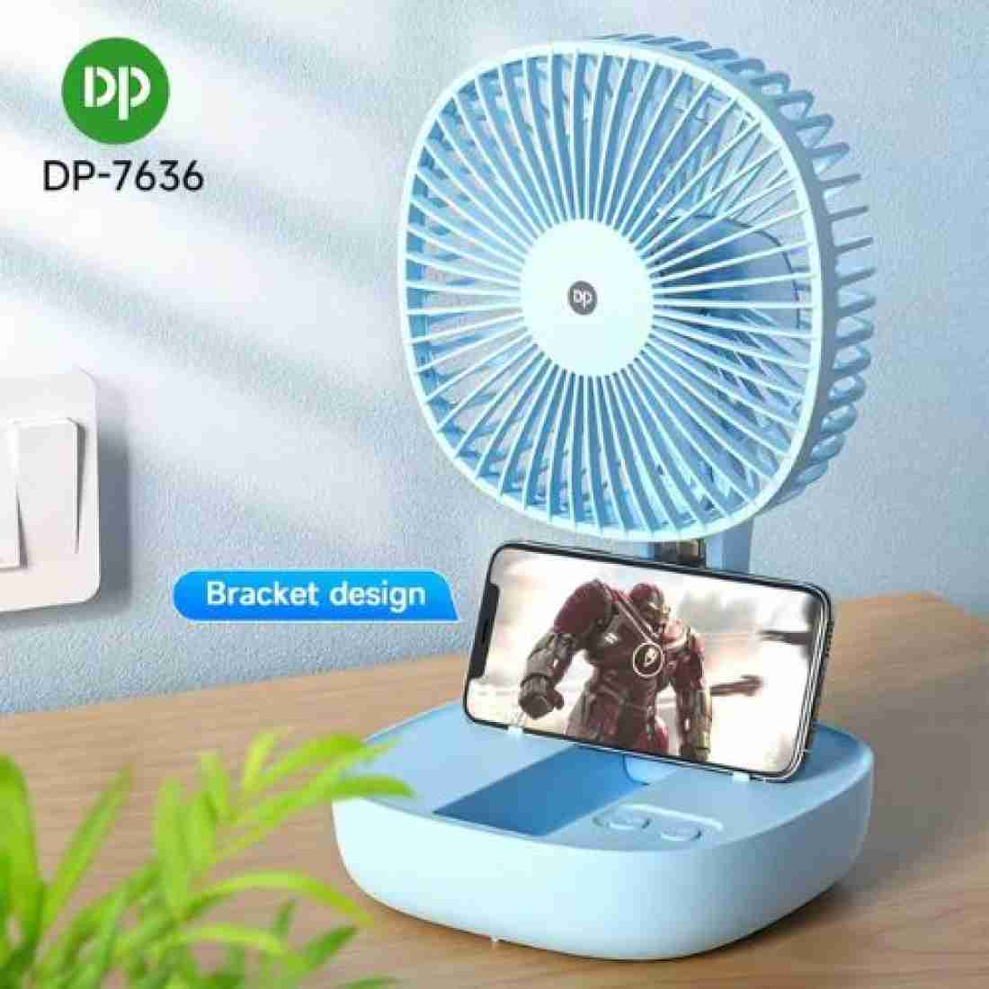 DP-7636 2400mAH RECHARGEABLE PORTABLE FAN