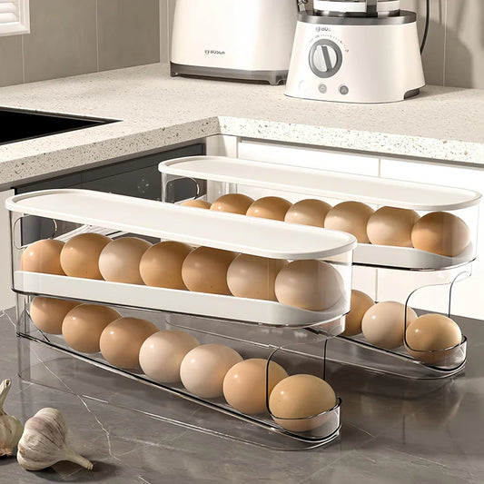 Trend Rasoi Automatic Rolling Egg Dispenser & Holder Container