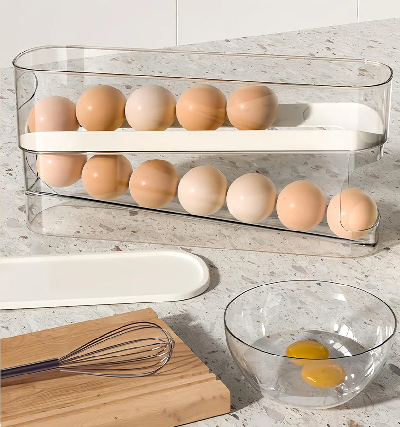 Trend Rasoi Automatic Rolling Egg Dispenser & Holder Container