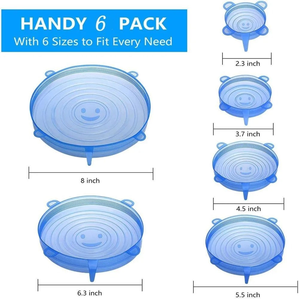 Multipurpose Silicone Lid - Reusable & Microwave Safe 🔥Hot Sale - Buy 6 Get 6 FREE 🔥