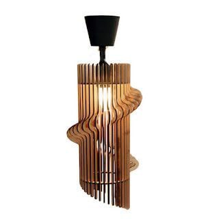 WOODEN HANGING LAMP